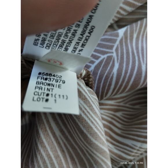 Prologue Womens Size XL Flowy Boho Summer Ruffled Resort Maxi Casual Beach Dress - Picture 9 of 12